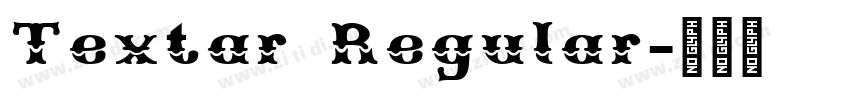 Textar Regular字体转换